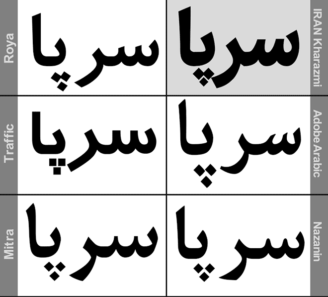 فونت ایران خوارزمی IRAN-Kharazmi font