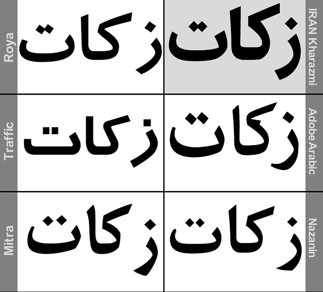 فونت ایران خوارزمی IRAN-Kharazmi font