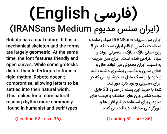 فونت ایران‌سنس