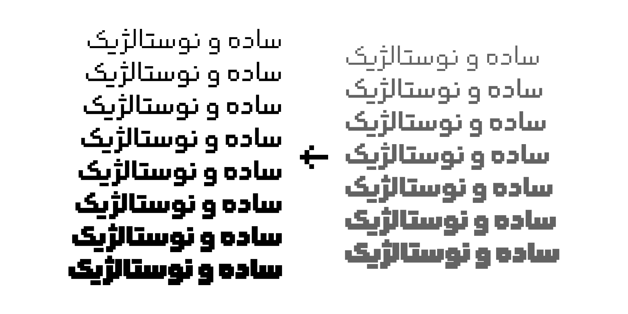 در نسخهی ۱.۱ فونت رویین چه تغییراتی میبینیم؟