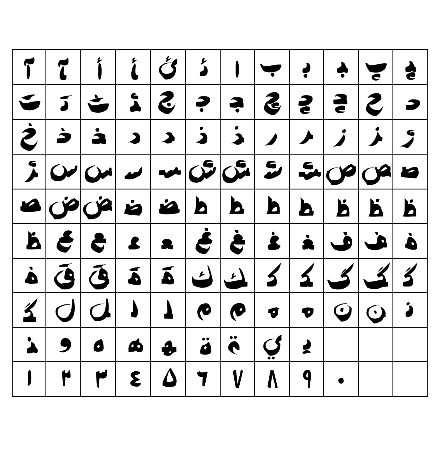 فونت آتابای