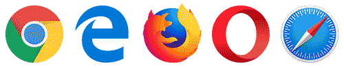main desktop browser logos